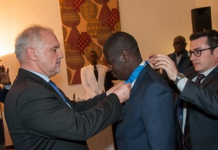 Le Ministre, Maitre Mamadou Gaoussou DIARRA désormais Commandeur dans l’Ordre National du Mérite de la République Française.