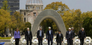 A Hiroshima, John Kerry réclame un «monde sans armes nucléaires»