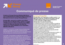 Communiqué presse