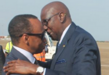 Modibo Keita a été accueilli à l’aéroport par son homologue guinéen