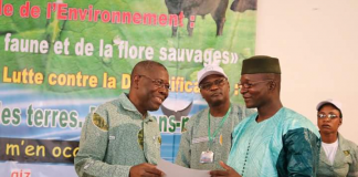 Le ministre de l’Environnement, de l’Assainissement et du Développement durable, Ousmane Koné