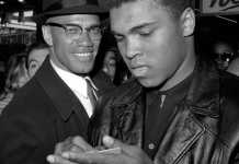 Cassius Clay /Mohamed Ali avec Malcolm X - AP/SIPA