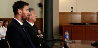 Linel Messi au tribunal de Barcelone, le 2 juin 2016