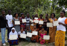 Autonomisation des femmes : L’OMCC et la Fondation Mondiale du Cacao forment des femmes et financent leurs activités.
