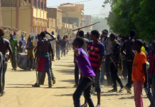 La manifestation, interdite par les autorités de Gao, a dégénéré mardi 12 juillet 2016.