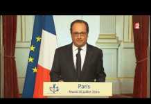 Prêtre égorgé à Saint Étienne: Le Message de François Hollande