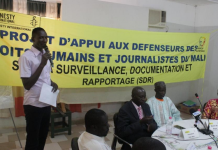 Les défenseurs à l’école d’Amnesty Mali