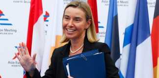 Déclaration de la haute représentante, Mme Federica Mogherini, au nom de l'Union européenne,