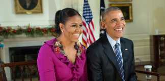 Barack Obama et sa femme Michelle. REUTERS/Hugh Gentry