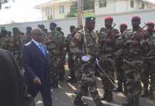 Le Président de la République SEM Ibrahim Boubacar KÉÏTA a présidé, ce matin sur la Place d'Armes de Kati, les festivités commémoratifs du 56ième anniversaire de l'Armée malienne.