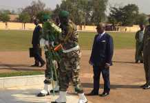 Le Président de la République SEM Ibrahim Boubacar KÉÏTA a présidé, ce matin sur la Place d'Armes de Kati, les festivités commémoratifs du 56ième anniversaire de l'Armée malienne.