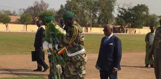 Le Président de la République SEM Ibrahim Boubacar KÉÏTA a présidé, ce matin sur la Place d'Armes de Kati, les festivités commémoratifs du 56ième anniversaire de l'Armée malienne.