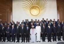 Les chefs d'Etat africains sont réunis pour le 28e sommet de l'Union africaine à Addis-Abeba, Etiopie, le 30 janvier 2017.
