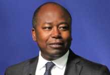 Claude Bilie By Nze, ministre d'Etat, ministre de la Communication et porte-parole du gouvernement gabonais. DR