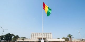 Le Palais du Peuple, siège de l'Assemblée nationale à Conakry