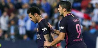 La photo de victoire de Malaga scandalise Barcelone