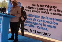 Discours du PM Maiga à l'occasion de la cérémonie de lancement officiel des travaux de bitumage de la Route YANFOLILA-KALANA