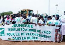 Construction de la route Tamani-Barouéli : M. Tièman Hubert COULIBALY et l’U.D.D soutiennent les actions du Président de la République