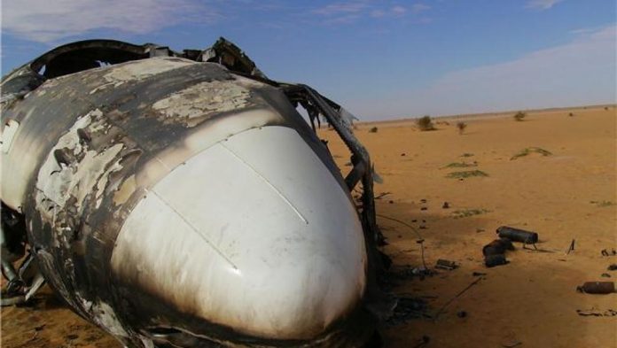«L'avion de la cocaïne», qui avait atterri à 200 km au nord de Gao, au Mali, en 2009 avant d'être incendié. (Photo d'illustration)