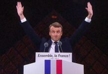 Emmanuel Macron au Louvre. © AFP/ STRINGER