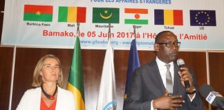 Rencontre entre l’Union Européenne et les ministres en charge des Affaires étrangères des pays du G5 Sahel