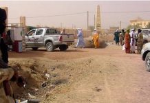 Un homme de la Coordination des mouvements de Azawad dans la ville de Kidal en mars 2016. © Stringer/AFP