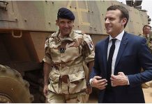 Le président français, Emmanuel Macron, a décidé de s'impliquer fortement dans le soutien à la force conjointe du G5 Sahel. © CHRISTOPHE PETIT TESSON / POOL / AFP