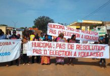 Pour la réclamation du paiement des droits des ex-travailleurs de Huicoma : Des jeunes marchent sur le Gouvernorat de Koulikoro