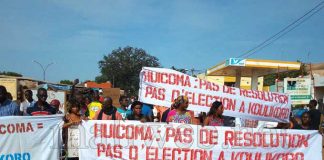 Pour la réclamation du paiement des droits des ex-travailleurs de Huicoma : Des jeunes marchent sur le Gouvernorat de Koulikoro