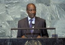 GOOGLE Image caption Selon le président de l'UA, "le développement durable, de la justice et de la bonne gouvernance" permettront à l'Afrique de se hisser "au rang des plus grands sur la scène internationale".