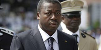 Le président togolais Faure Gnassingbe au Nigeria, le 29 mai 2015.