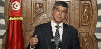 Le ministre de la Justice tunisien, Ghazi Jeribi. © REUTERS/Zoubeir Souissi