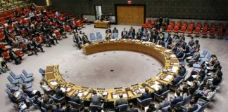 Réunion du conseil de sécurité de l'ONU consacré à la Corée du Nord le 4 septembre 2017 à New York / © AFP / KENA BETANCUR