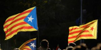 Manifestation pour l'indépendance de la Catalogne, le 3 octobre 2017 à Barcelone / © AFP / Josep LAGO