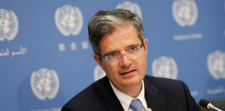 L'ambassadeur français aux Nations unies François Delattre, le 2 octobre 2017, au siège de l'ONU à New York. © REUTERS/Brendan McDermid