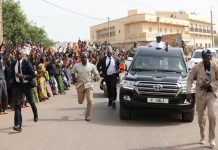 L'arrivée de S.E.M Ibrahim Boubacar KEÏTA ce lundi matin à Kayes