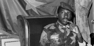 Le capitaine Thomas Sankara, ancien président du Burkina Faso