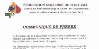 Les mises en garde du président de la FEMAFOOT