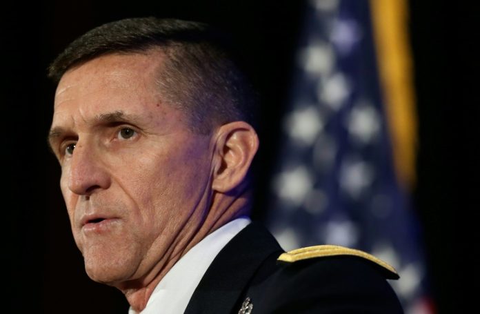 L'ex-conseiller à la sécurité nationale de la Maison Blanche Michael Flynn lors d'un séminaire sur la Défense le 12 décembre 2016 à Washington / © GETTY IMAGES NORTH AMERICA/AFP/Archives / WIN MCNAMEE