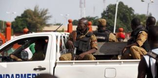 Des gendarmes à Ouagadougou, Burkina, le 22 septembre 2015.