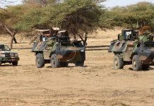 Les deux militaires ont été tués lors de l'explosion d'une mine artisanale près de Gao, au Mali.@ PASCAL GUYOT / AFP