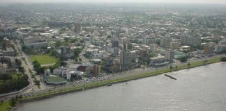 Une vue aérienne de Libreville au Gabon (photo d'illustration).