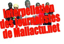 Interpellation des journalistes de Maliactu