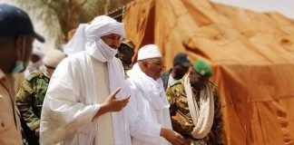 Le Premier Ministre et sa délégation dans la capitale de l’Adrar des Ifogas Kidal 8 ieme région administrative du Mali.