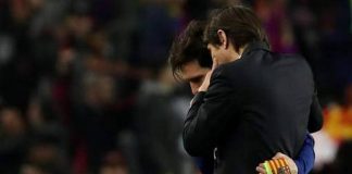 Antonio Conte a rendu hommage à Lionel Messi