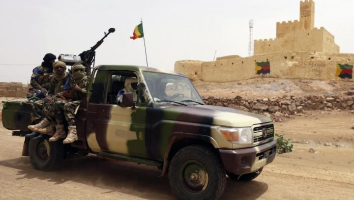 Une patrouille de l'armée malienne à Kidal