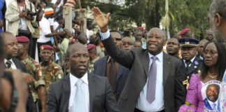 Charles Blé Goudé et Laurent Gbagbo