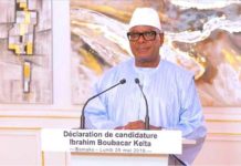 Le président Ibrahim Boubacar Keita