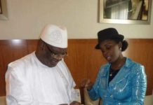 Ibrahim Boubacar Keita et Mme Cisse Ramata Sissoko