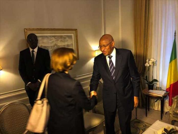Le Premier ministre Soumeylou Boubeye Maiga a reçu, ce matin, à Paris, Mme Florence Parly
